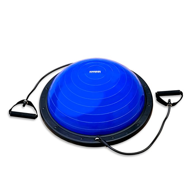 En halv balansboll av BOSU boll typ
