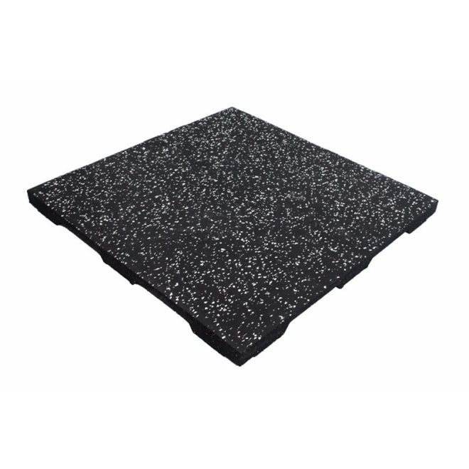 Master Fitness - Gymgolv 30 mm 50x50 cm - Svart/Grå -4-Pack